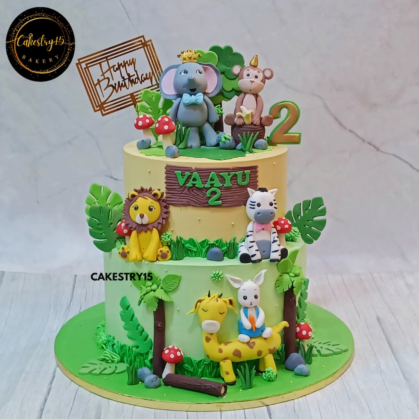 Animal Kingdom Birthday Cake,6kg chocolate 2tiered 2nd birthday cake by cakestry15 noida,cake full image,cake for boys