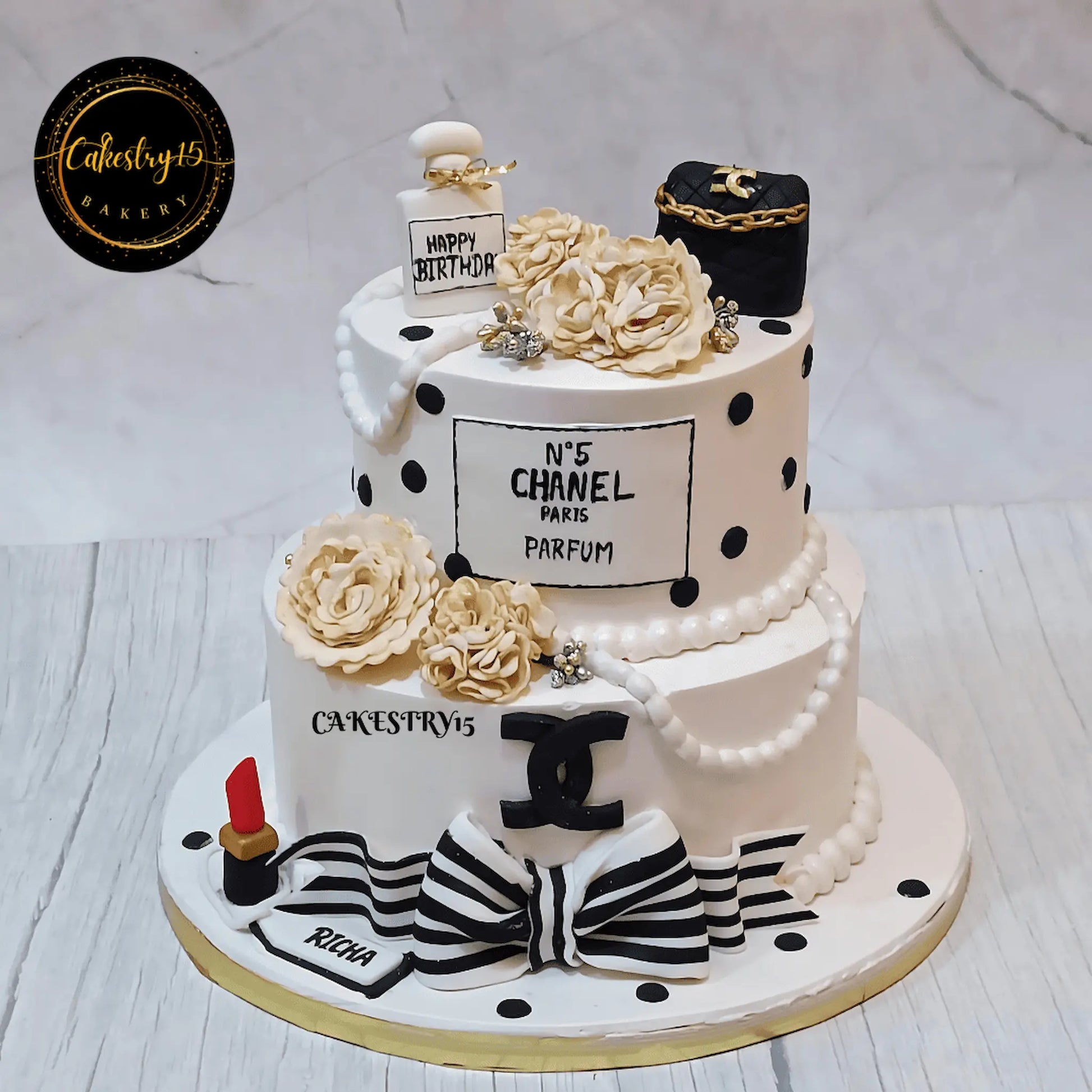 Elegance & Indulgence 3kg tiramisu birthday cake for wife by cakestry15 noida,cake full image,cake for spouse,cake full image