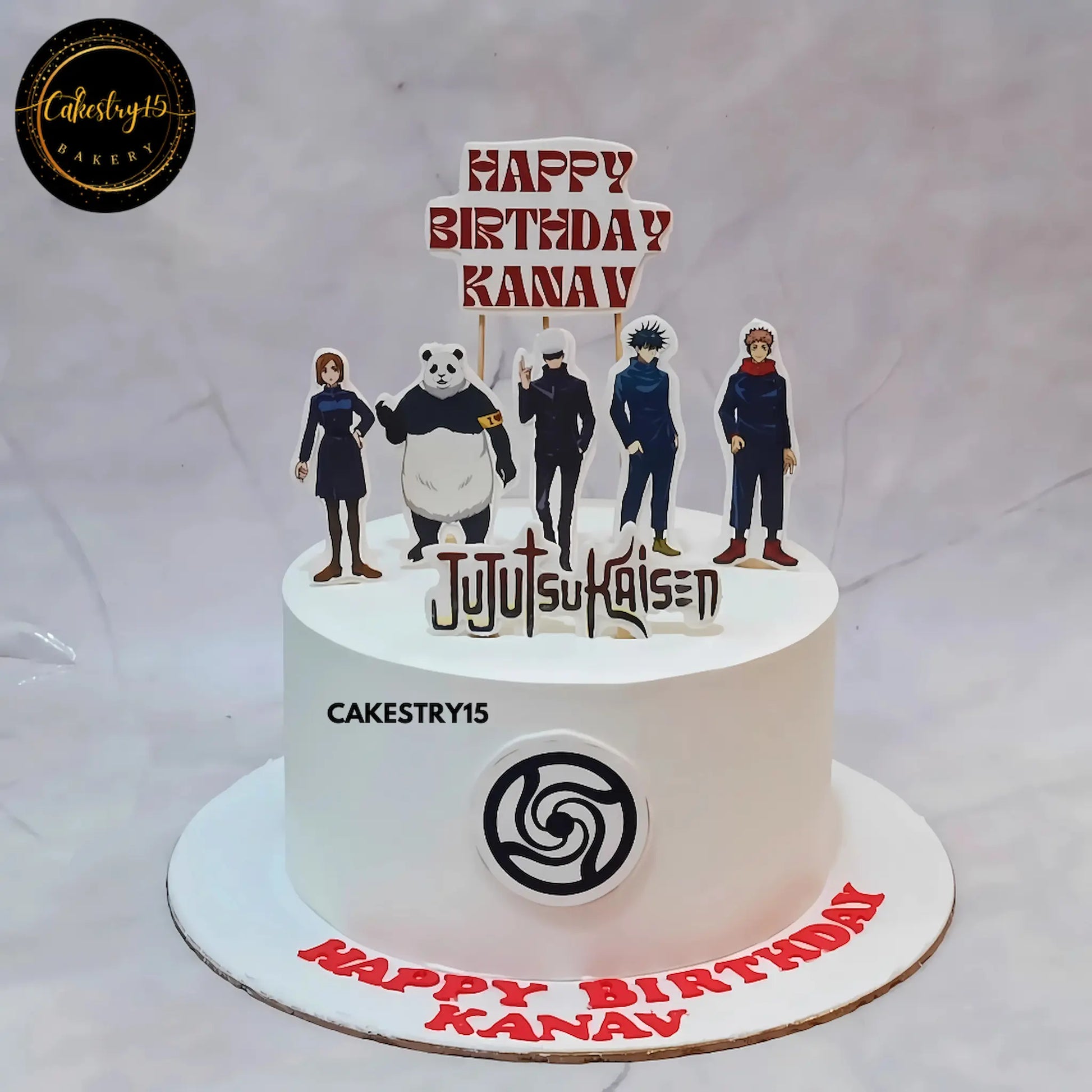 Jujutsu Kaisen Power Cake,2kg chocolate 10th birthday cake for a boy by cakestry15 noida,cake full image,manga,japanese