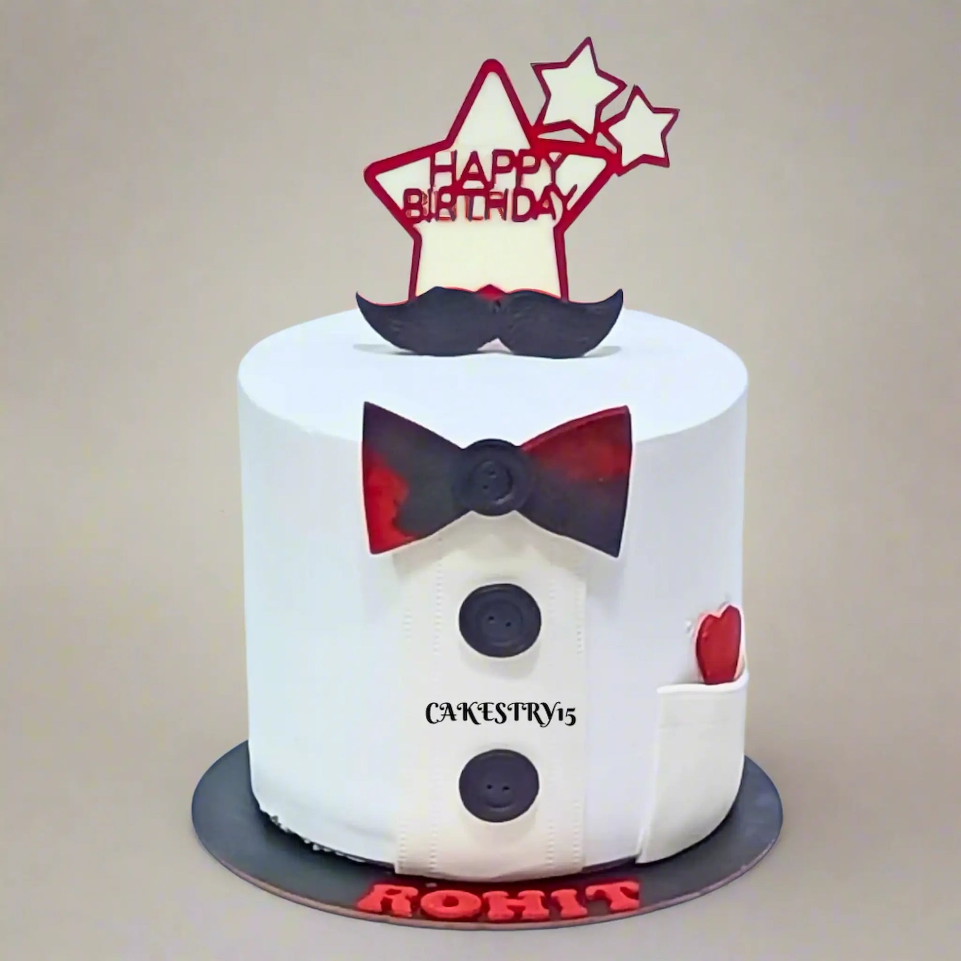 Men Stylish Birthday 1kg Pineapple Cake by cakestry15,noida,cake full image,cake for men