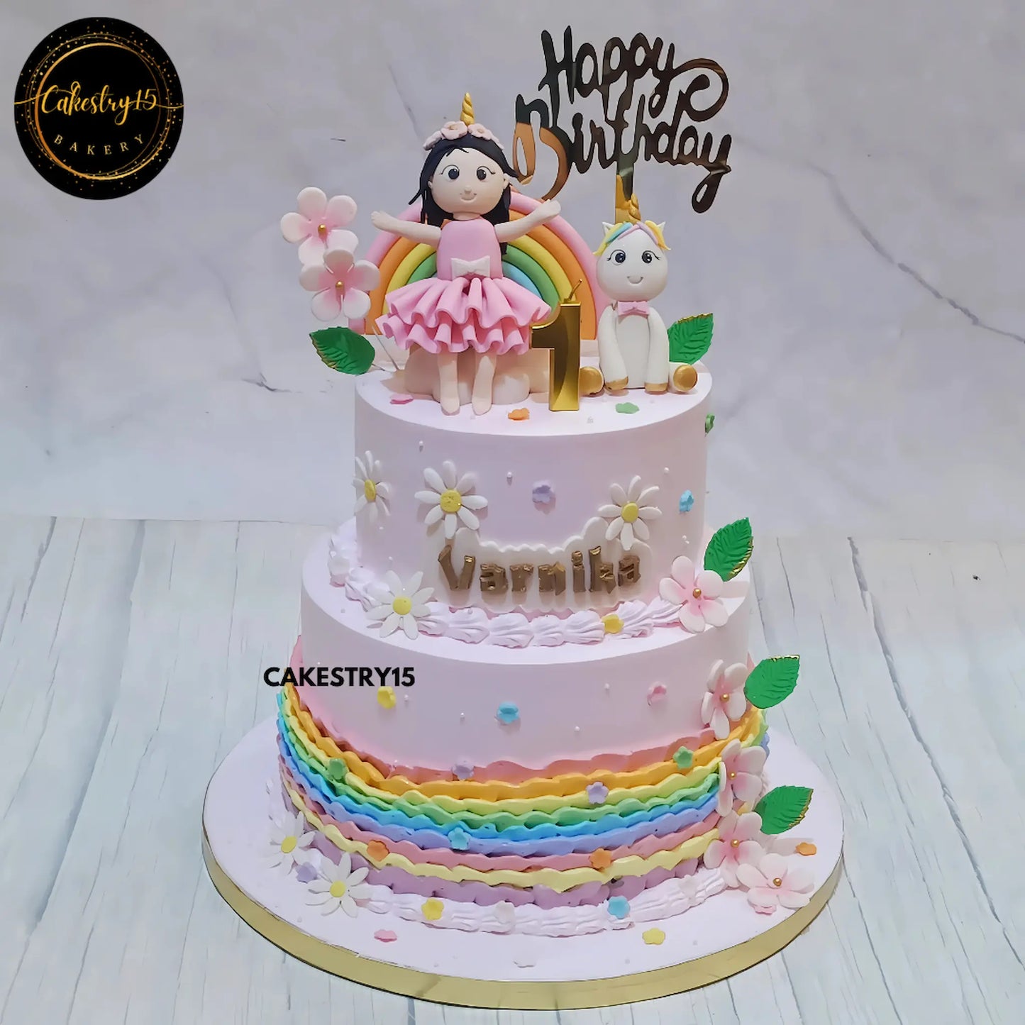 Oreo Fantasy Unicorn Cake,3kg 2tier first birthday cake by cakestry1 noida,cake full image,cake for girls