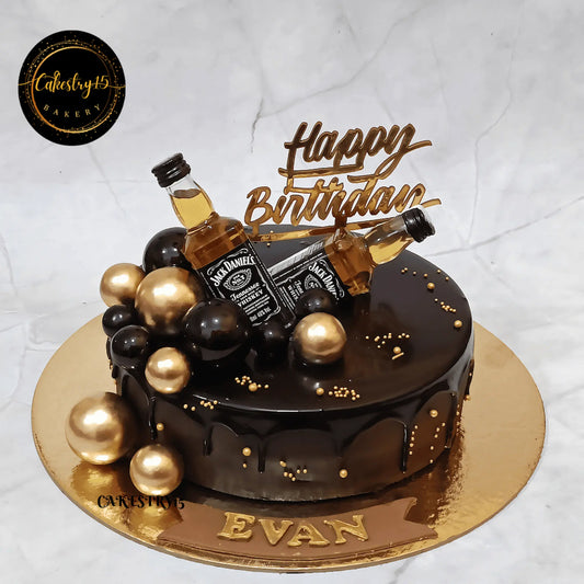 The Jack Delight 1kg chocolate birthday cake by cakestry15 noida,cake full image