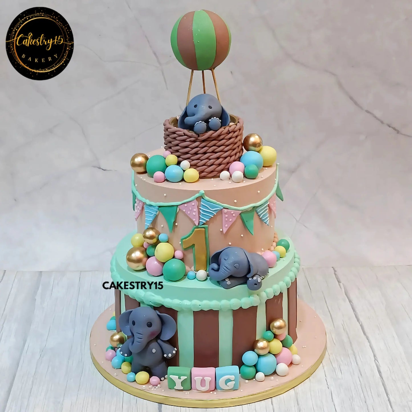 Trunk Full of Fun Cake,3kg mixed fruit first birthday cake by cakestry15 noida,cake full image