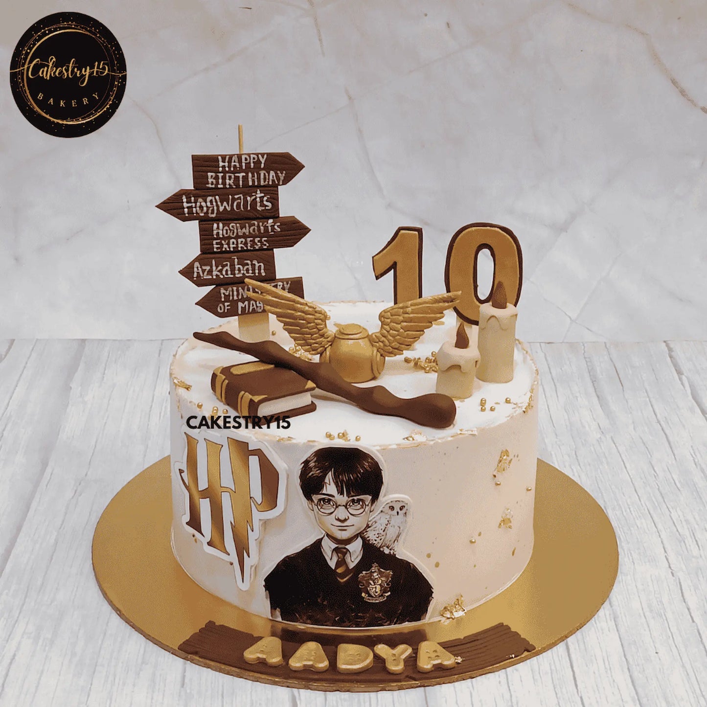 Wizarding World Chocolate Cake,2kg harry potter theme birthday cake for a girl by cakestry15 noida,cake full image