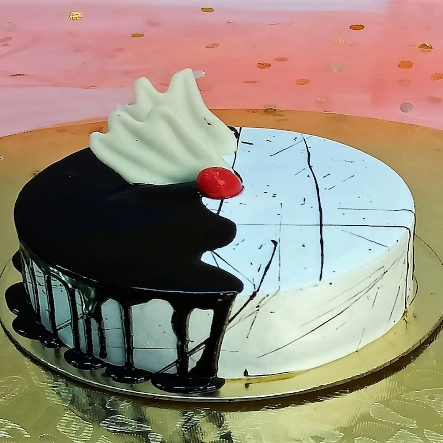 1kg chocolate and vanilla eggless cake from Cakestry15 perfect for all occasions