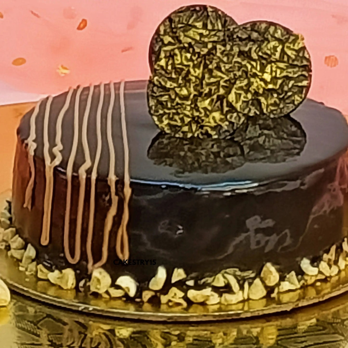Eggless truffle hazelnut cake with ganache and Nutella from Cakestry15 in Noida