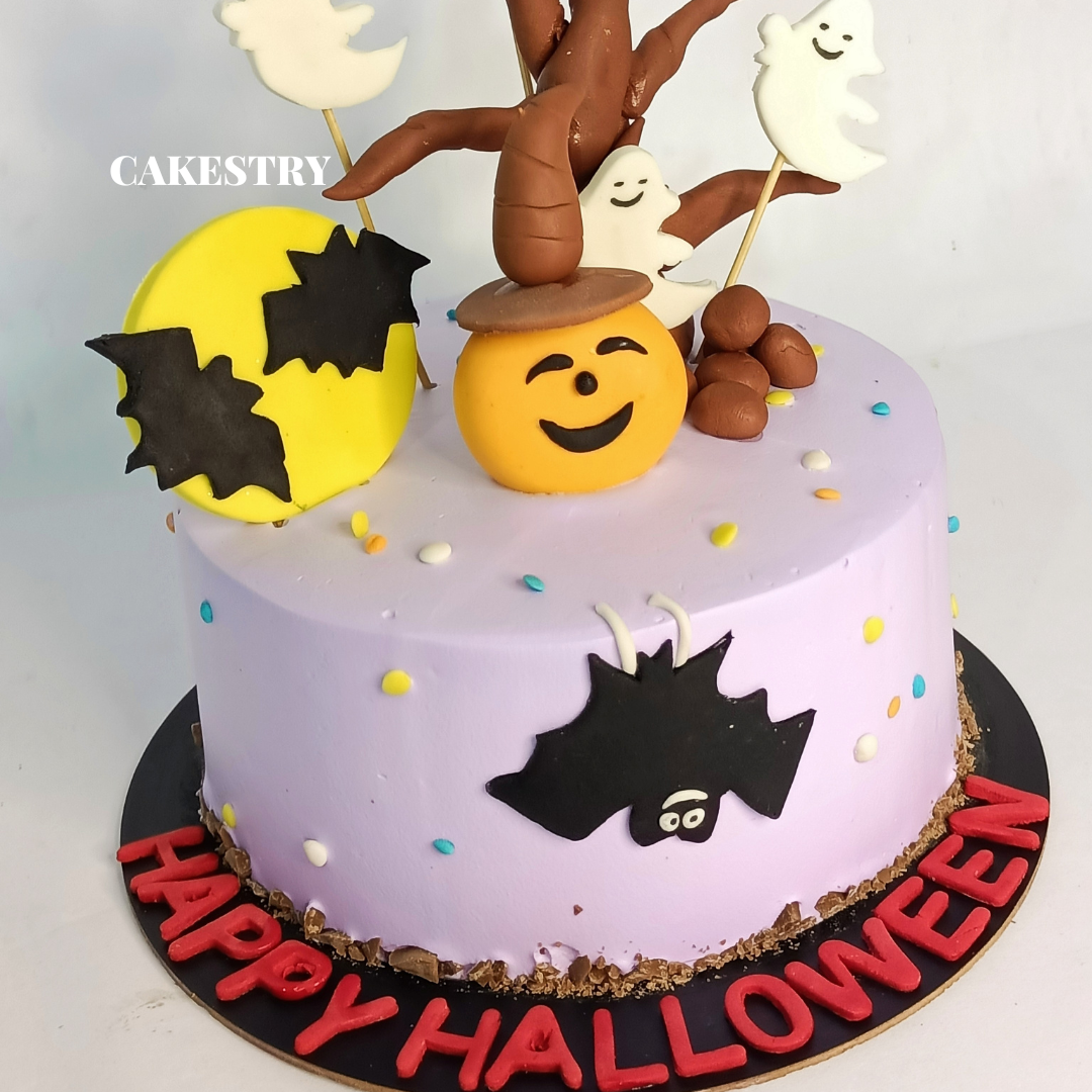 Halloween Theme 1kg Cake