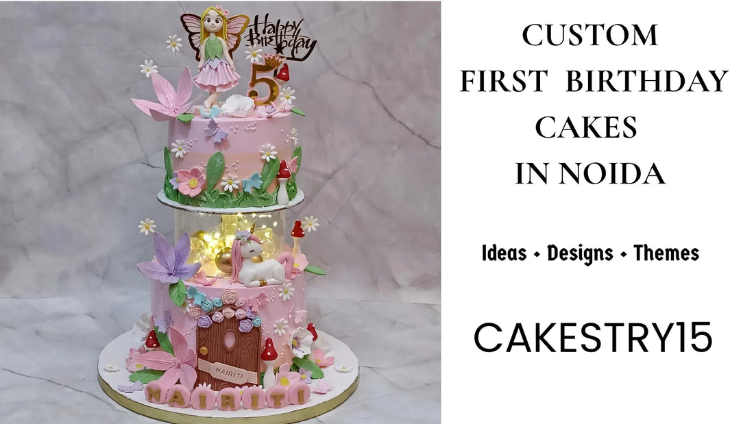 Custom first birthday cakes in Noida by Cakestry15