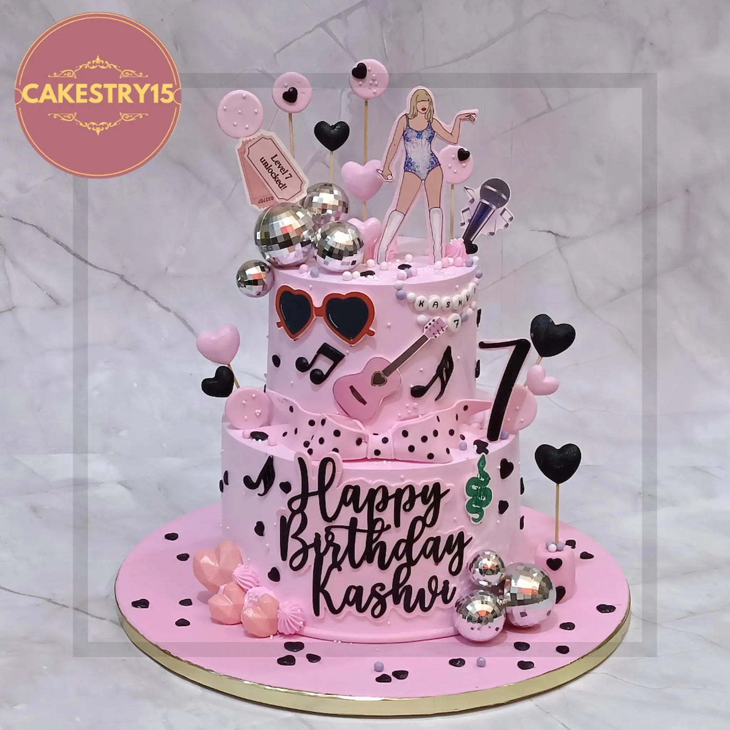 Custom fashion and shopping inspired cake for teens