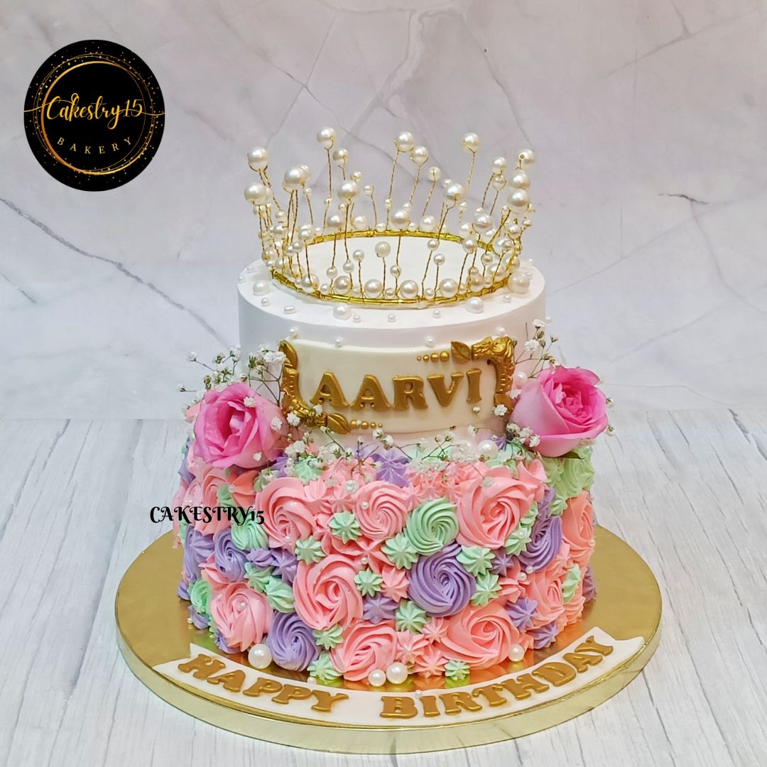 Princess First Birthday 3kg Cake