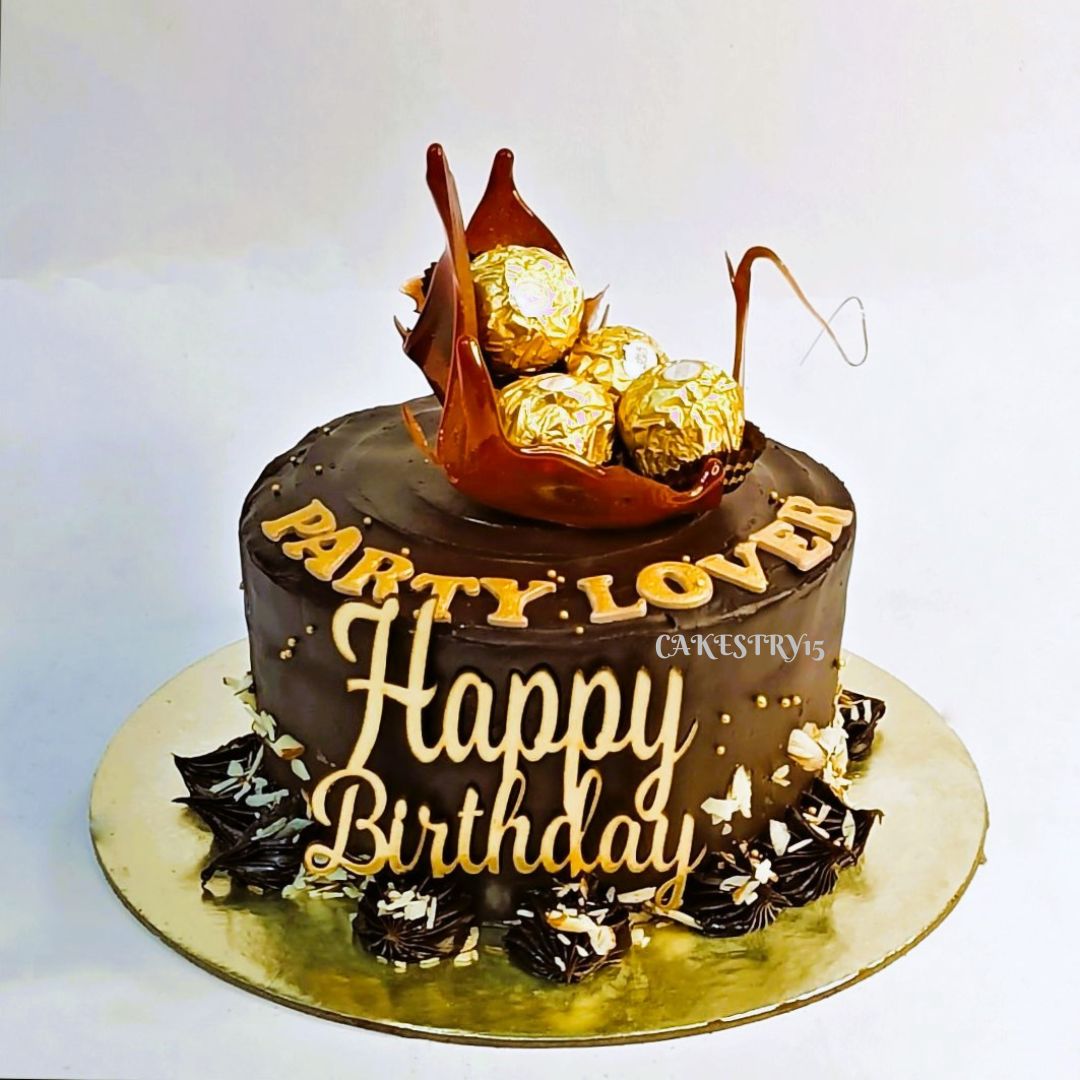 Beloved Bliss 2kg chocolate Birthday Cake,cake for spouse cakestry15,noida,cake full image