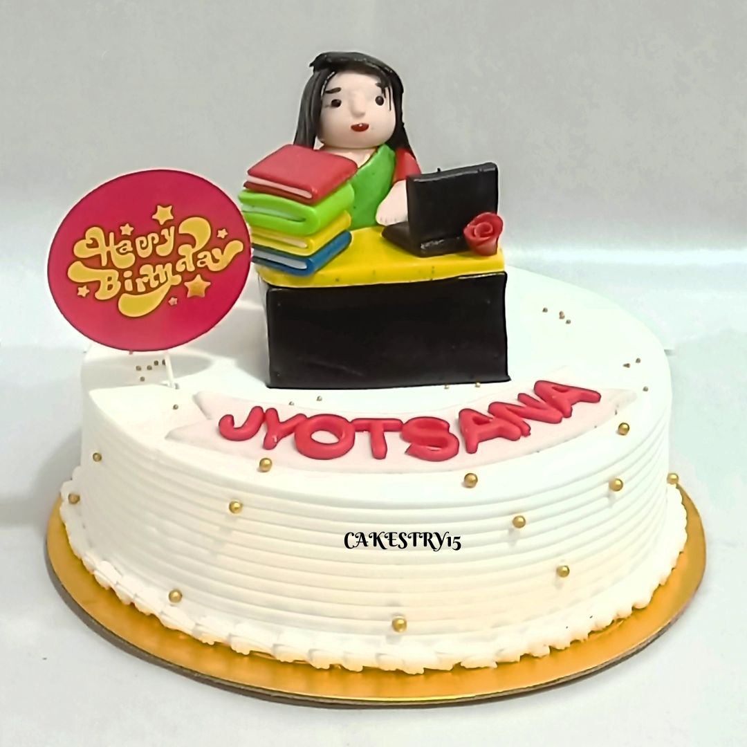 Boss Office Theme 1kg size birthday  Cake by cakestry15 noida,full image