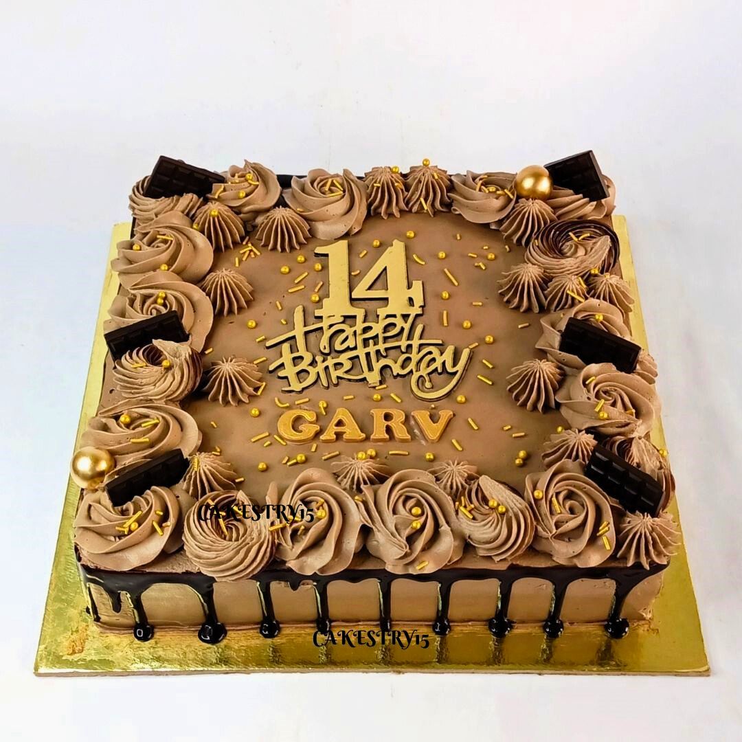 Chocolate Excess Square 2kg Cake