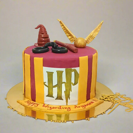 Harry Potter Fondant 2kg chocolate first birthday Cake by cakestry15 noida