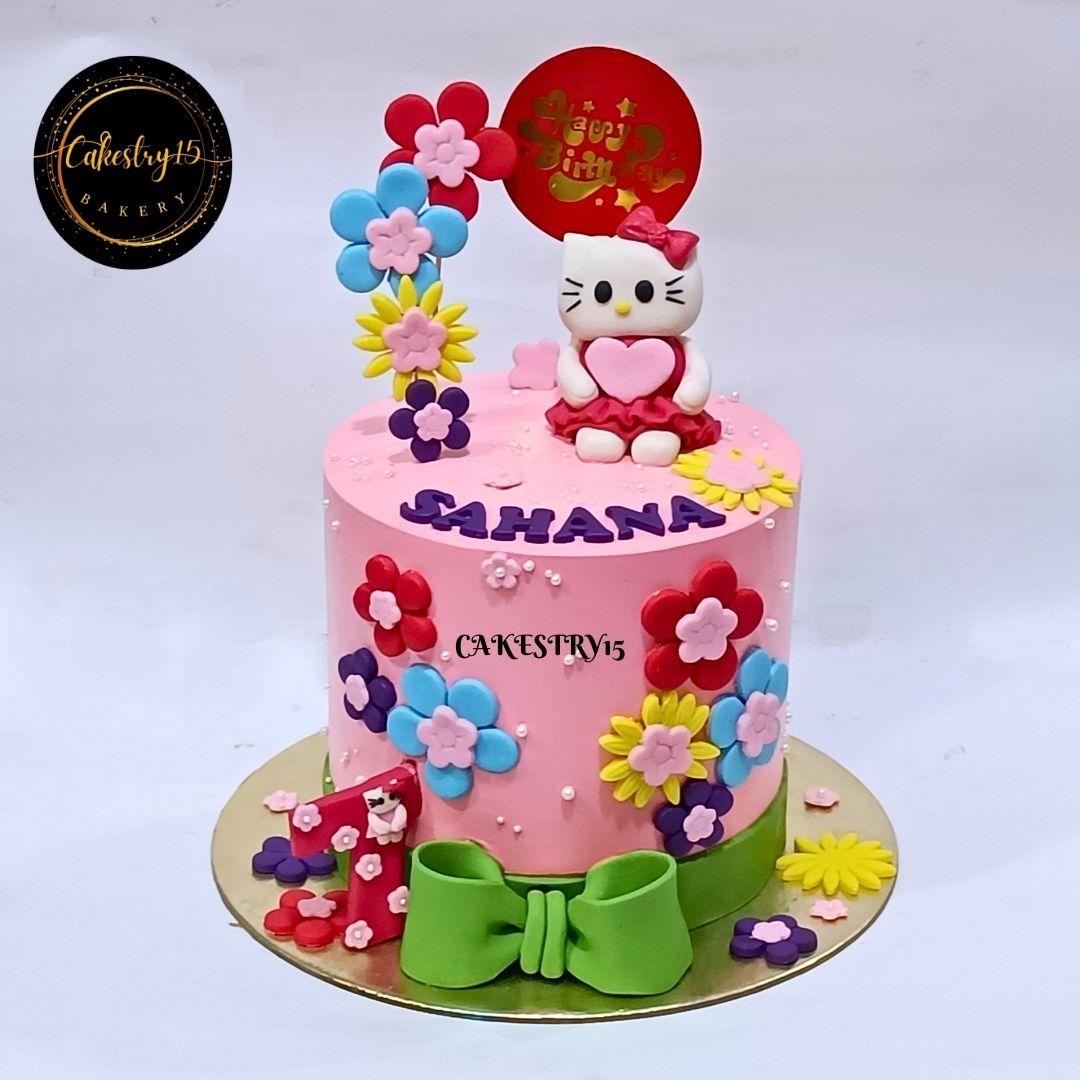 Hello Kitty Theme 2kg Cake