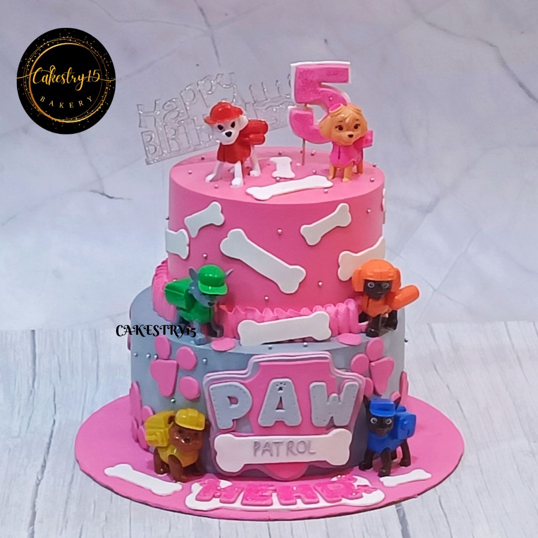 Paw Patrol Theme 3kg choco butterscotch Cake,cakestry1,noida,cake full image