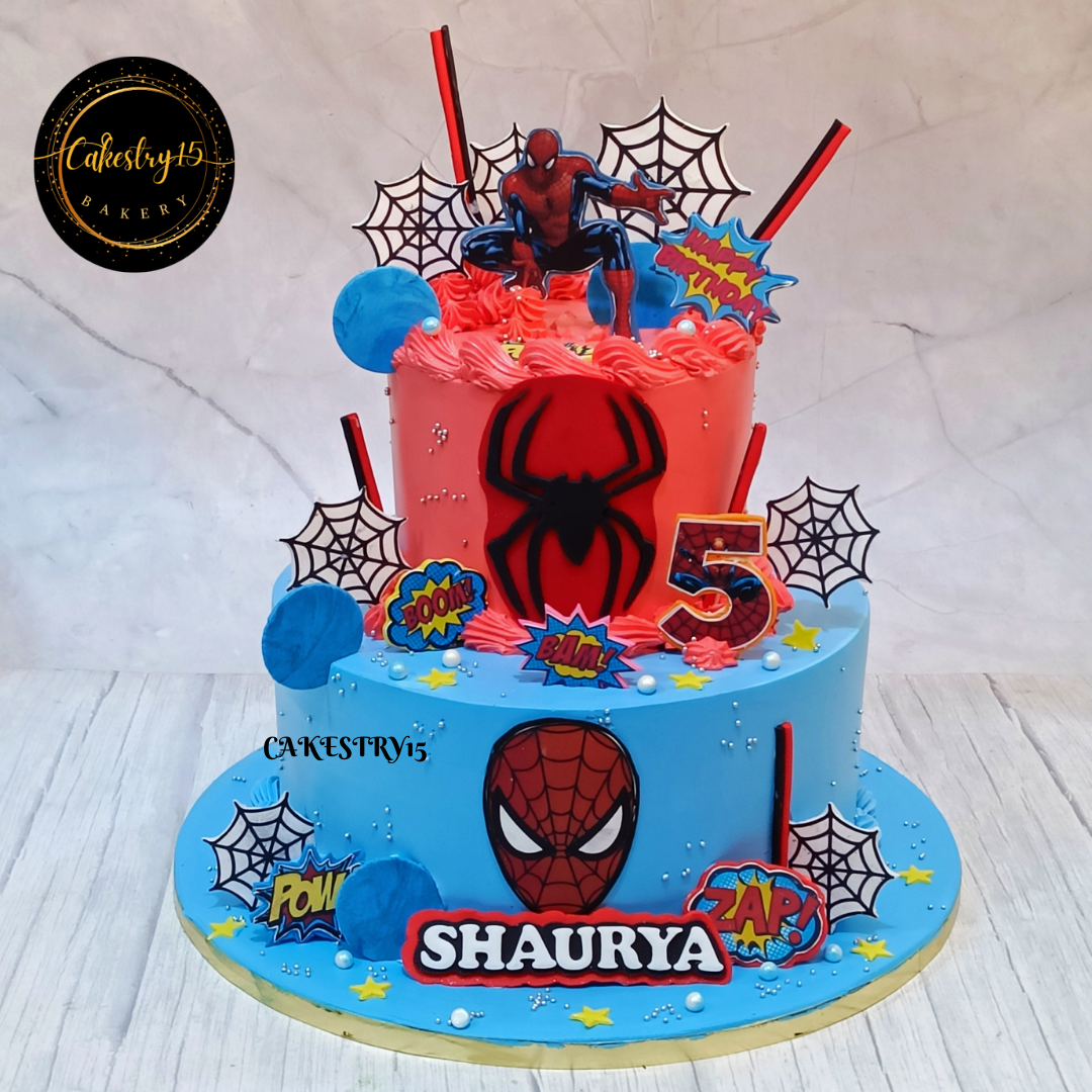 Spiderman Birthday 4kg chocolate birthday Cake by cakestry15,noida,cake full image