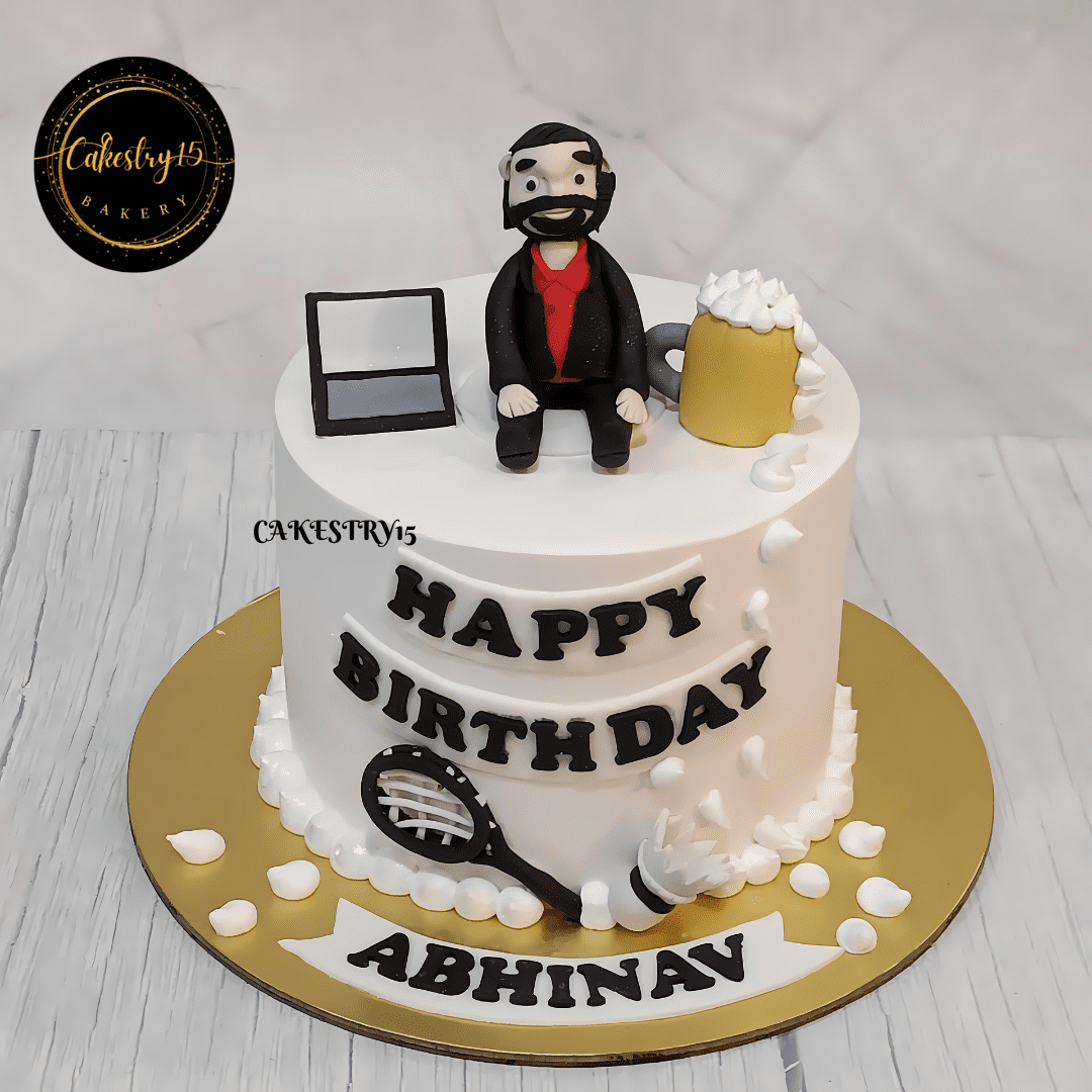 Top Boss Delight 1.5kg butterscotch birthday Cake by cakestry15,noida,cake full image