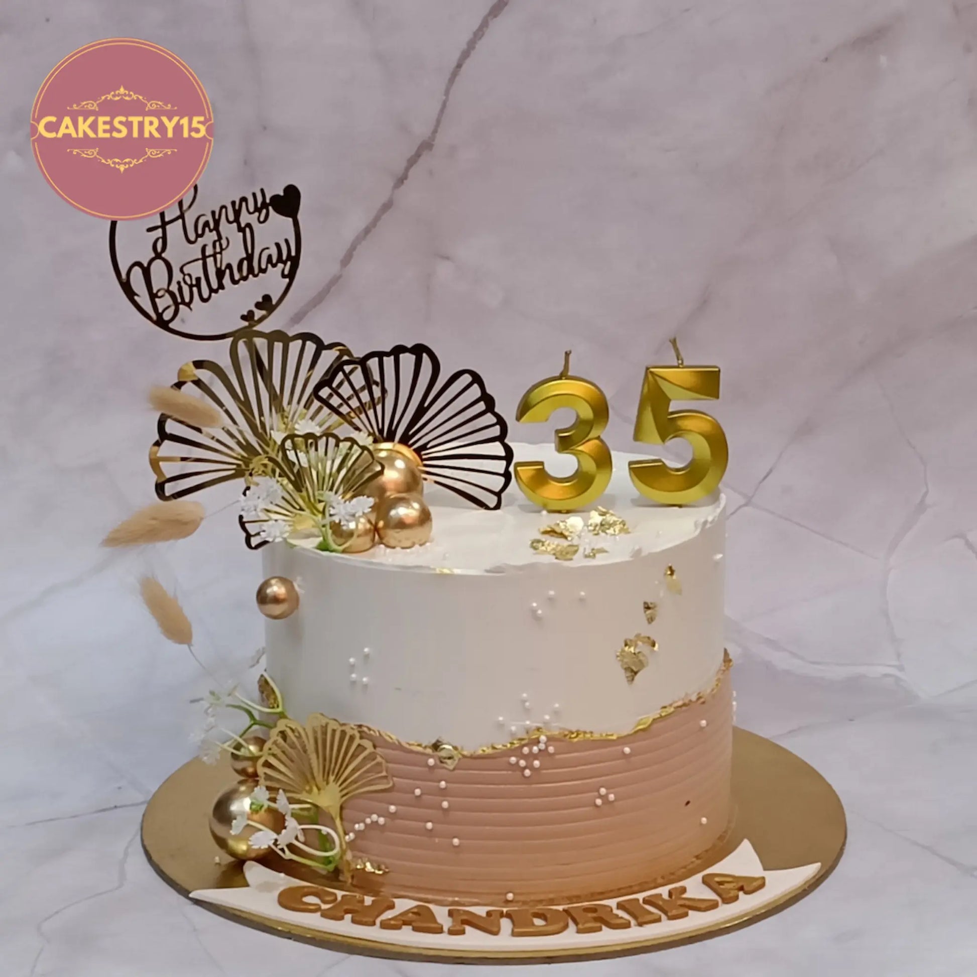 Floral theme kids birthday cake in Noida with elegant design, perfect eggless cakes for milestone celebrations