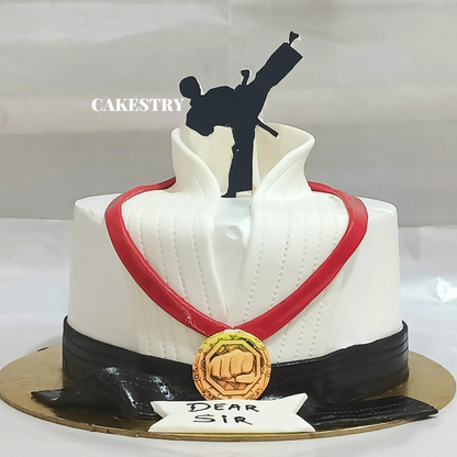 Martial Arts Theme 2kg Cake