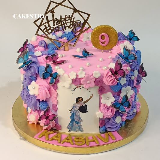 Encanto Theme 1.5kg blueberry birthday Cake by cakestry15,noida,cake full image